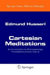 book Cartesian Meditations: An Introduction to Phenomenology