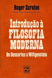 book Introdução a Filosofia Moderna