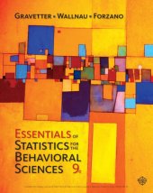 book Essentials of Statistics for the Behavioral Sciences