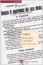 book Il fascismo e gli ebrei. Le leggi razziali in Italia