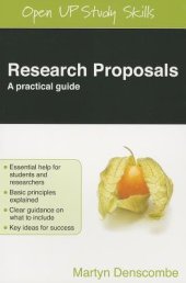 book Research Proposals: A Practical Guide