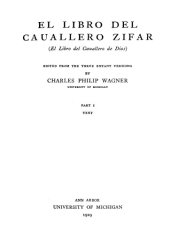 book El libro del Caballero Zifar (El libro del Cauallero de Dios)