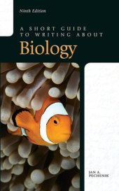 book A Short Guide to Writing about Biology