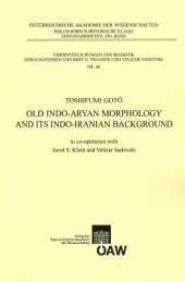 book Old Indo-Aryan Morphology and Its Indo-Iranian Background