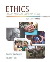 book Ethics: Theory and Contemporary Issues, Concise Edition