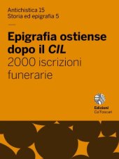 book Epigrafia ostiense dopo il CIL. 2000 iscrizioni funerarie