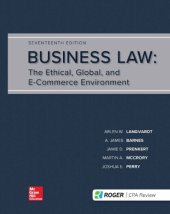 book Business Law: The Ethical, Global, And E-Commerce Environment, 17th Ed.