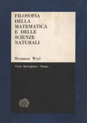 book Filosofia della matematica e delle scienze naturali