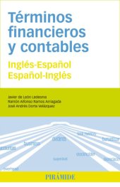 book Términos financieros y contables : inglés-español, español-inglés