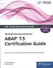 book ABAP 7.5 certification guide : development associate exam