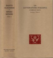 book La letteratura italiana. Storia e testi. Opere minori