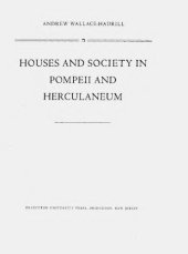 book Houses and Society in Pompeii and Herculaneum