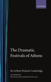 book The Dramatic Festivals Of Athens