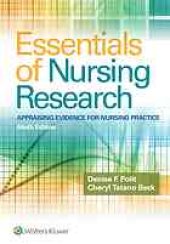 book Essentials of nursing research: appraising evidence for nursing practice