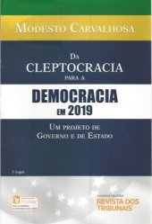 book Da Cleptocracia Para a Democracia em 2019