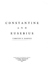 book Constantine and Eusebius