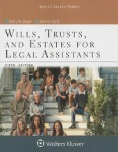 book Wills, Trusts, and Estates for Legal Assistants