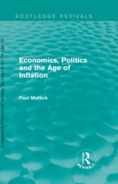 book Economics, Politics and the Age of Inflation