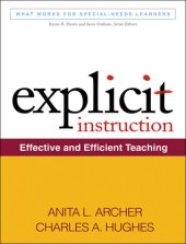 book Explicit Instruction: Effective and Efficient Teaching