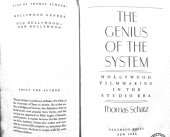 book The Genius of the System: Hollywood Filmmaking in the Studio Era