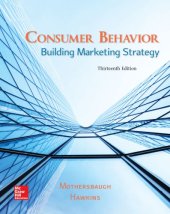 book Consumer Behavior: Building Marketing Strategy