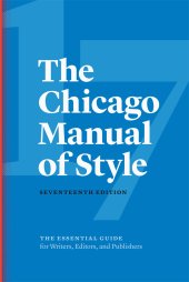 book The Chicago manual of style