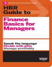 book HBR Guide Series collections Finance Basics for Managers Harvard Business Review Press 2012