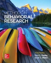 book Methods in Behavioral Research