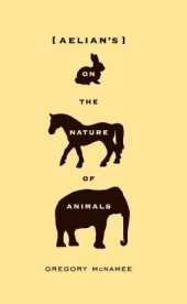 book Aelian’s on the Nature of Animals