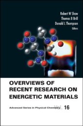 book OVERVIEWS OF RECENT RESEARCH ON ENERGETIC MATERIALS 