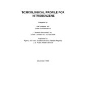 book Toxicological profiles - Nitrobenzene