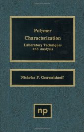 book Polymer characterization