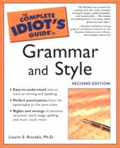 book Complete Idiot's Guide to Grammar & Style