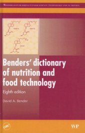 book Bender's Dictionary of Nutrition and Food Technology