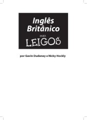 book Inglês Britânico para leigos