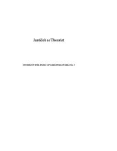 book Janáček as theorist