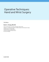 book Operative Techniques : Hand and Wrist Surgery