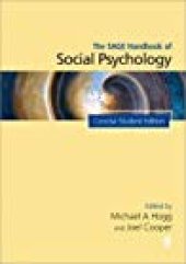 book The Sage Handbook of Social Psychology: Concise Student Edition