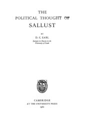 book The political thought of Sallust.