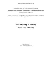 book The Mystery of Money