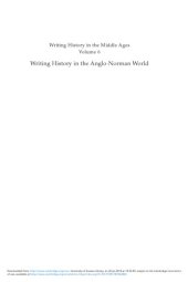 book Writing History in the Anglo-Norman World: Manuscripts, Makers and Readers, c.1066–c.1250