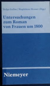 book Untersuchungen zum Roman von Frauen um 1800