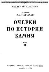 book Очерки по истории камня. Т. 2