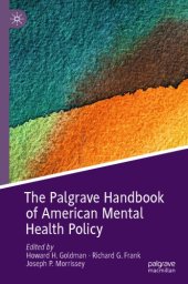 book The Palgrave Handbook Of American Mental Health Policy