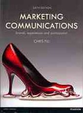 book Marketing Communications: Brands, Experiences And Participation