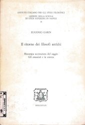 book Il ritorno dei filosofi antichi