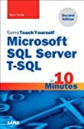 book Microsoft SQL Server T-SQL in 10 Minutes, Sams Teach Yourself