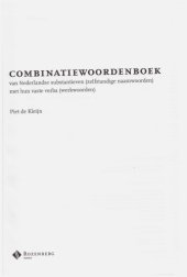 book Combinatiewoordenboek: Nederlandse substantieven met hun vaste verba