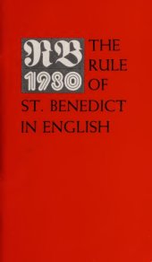 book RB 1980: The Rule of St. Benedict in English