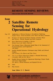 book Satellite remote sensing for operational hydrology